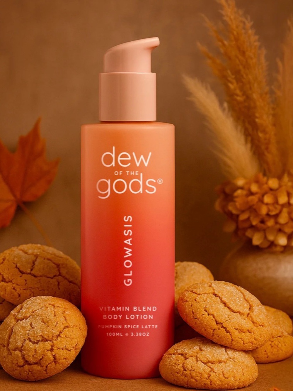 Dew of the Gods Glowasis Pumpkin Spice Latte Body Lotion - Orange